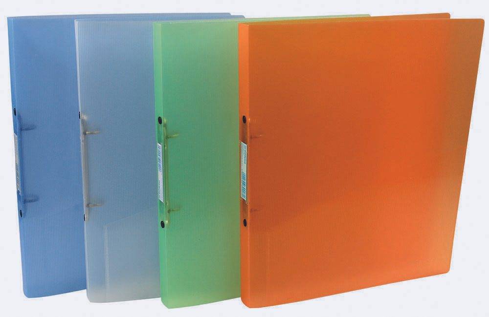 Donau Elektronik Ringbücher 2-Ringe transparent