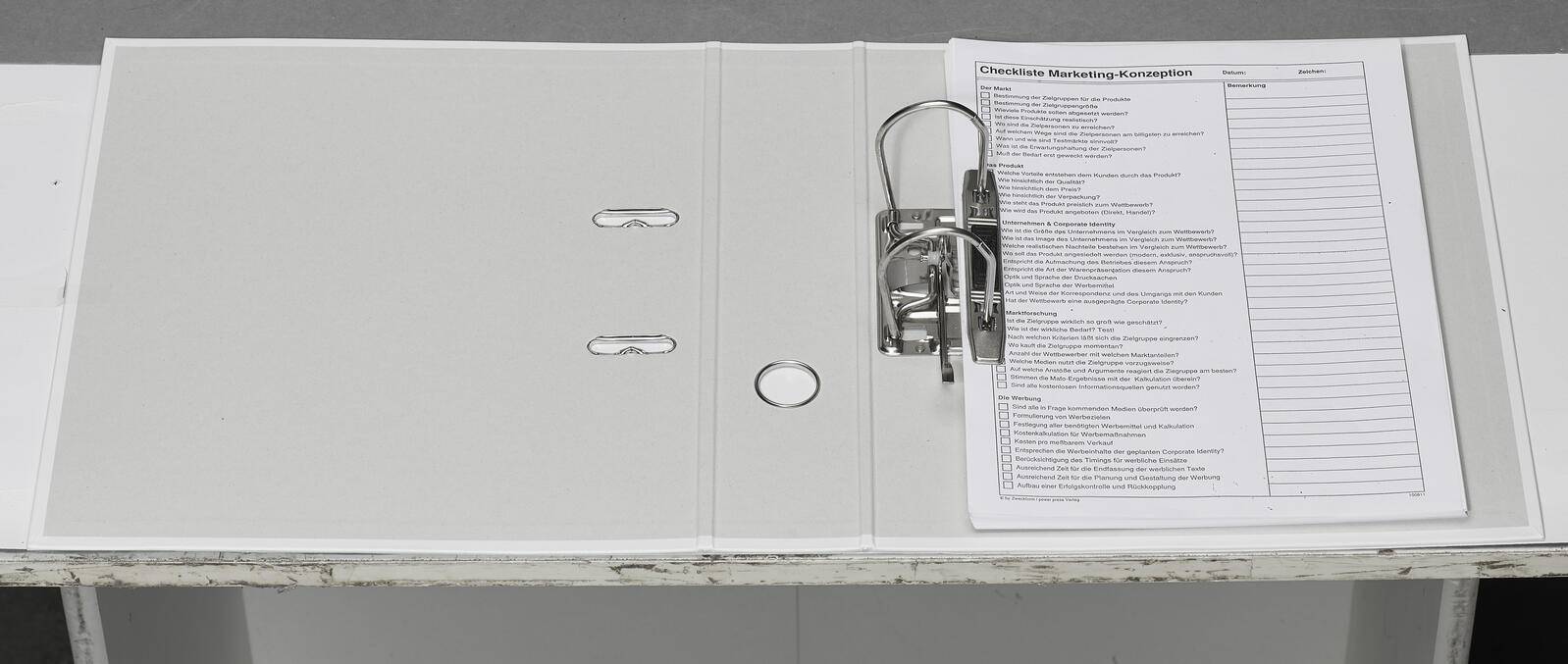 Donau Elektronik Klassik Ordner weiß Karton 7.5 cm DIN A4