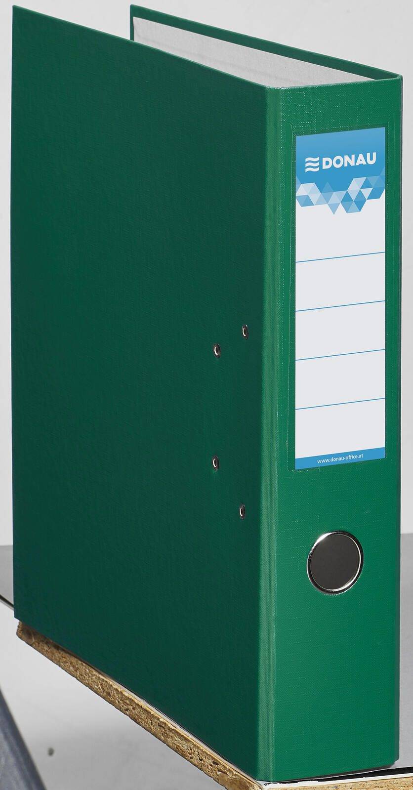 Donau Elektronik Klassik Ordner grün Karton 7.5 cm DIN A4
