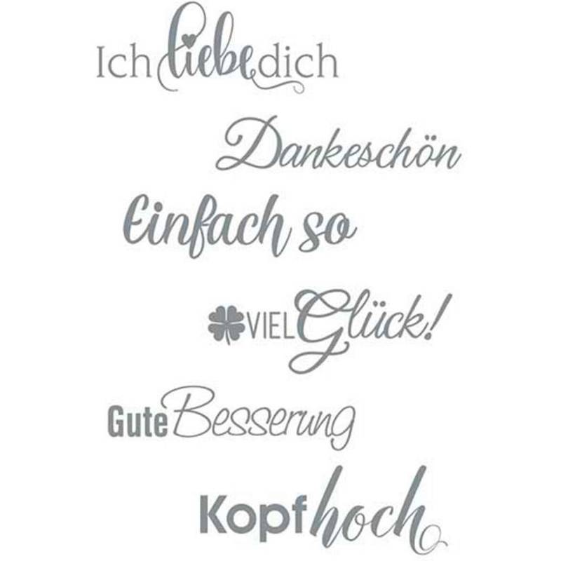 trodat Kreativstempel-Set VINTAGE "Glückwünsche"