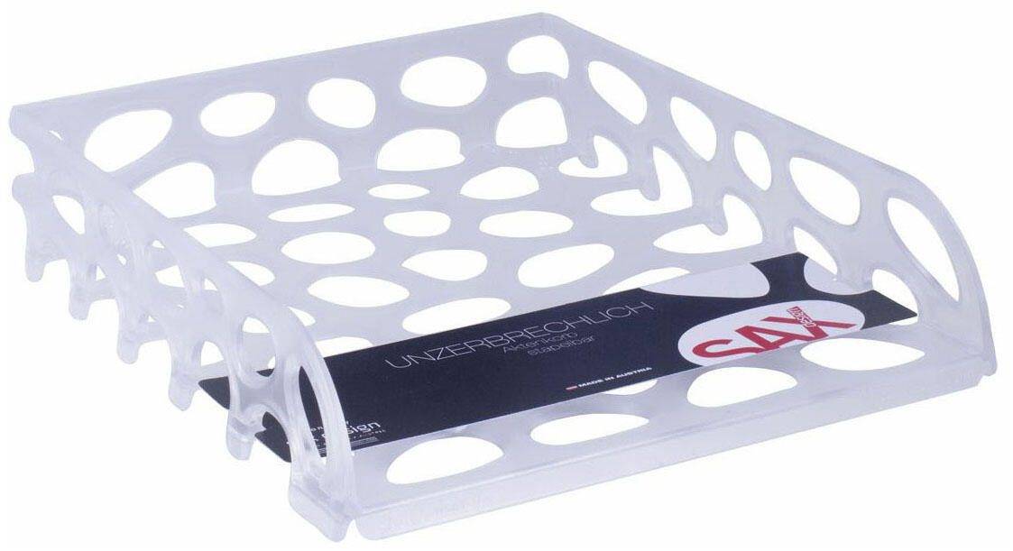 Sax Briefablage Voronoi transparent DIN C4