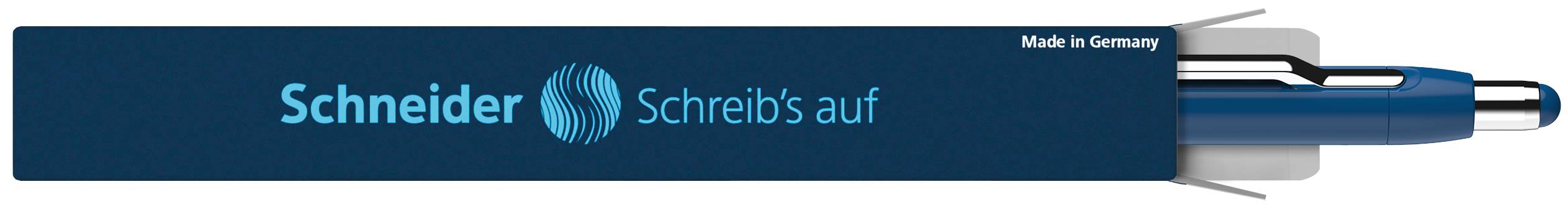 Kugelschreiber Epsilon dunkelblau, Mine 755 XB blau