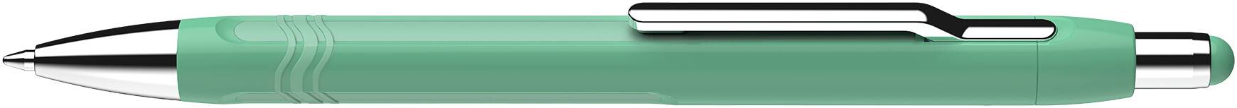Kugelschreiber Epsilon mintgrün, Mine 755 XB blau