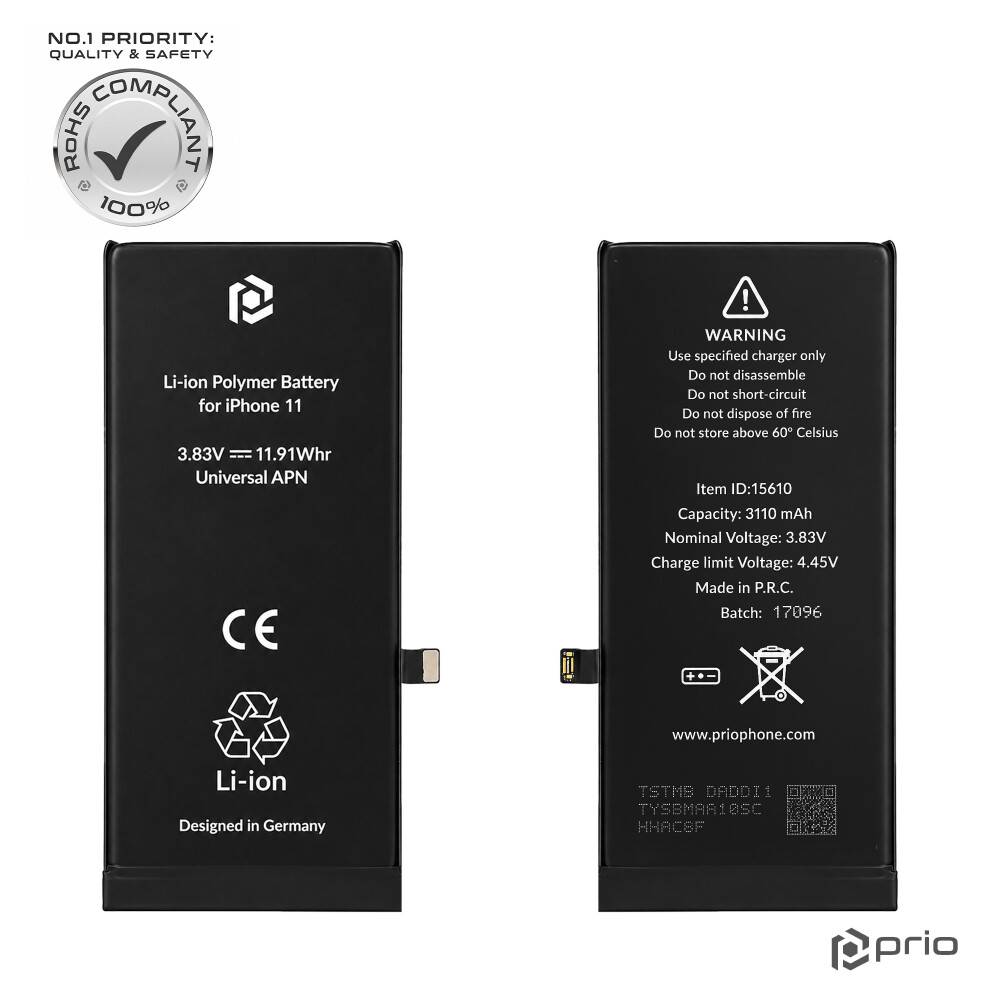 prio Akku für iPhone 11 (Universal APN)