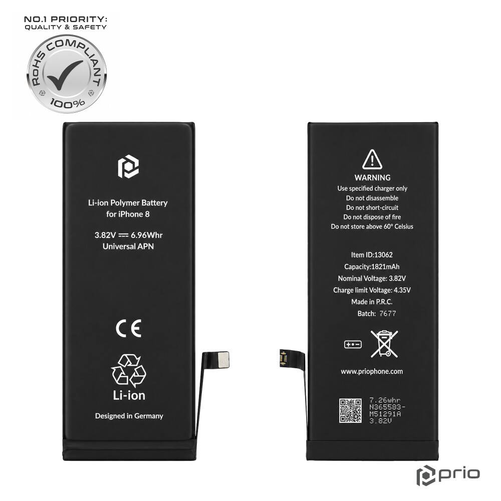 prio Akku für iPhone 8 (Universal APN)