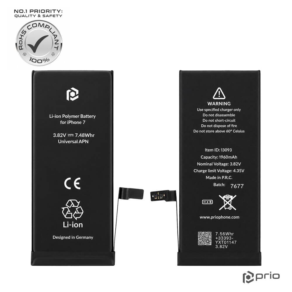 prio Akku für iPhone 7 (Universal APN)