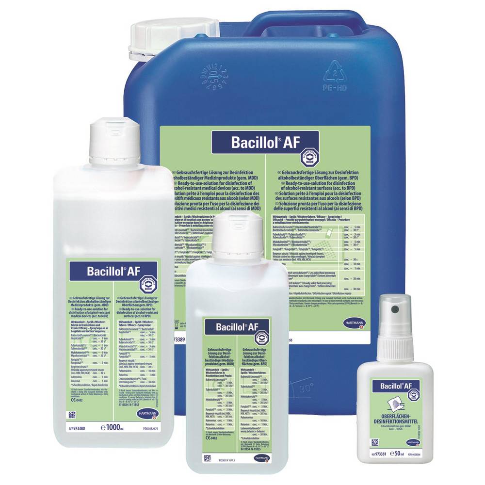 Hartmann Schnell-Desinfektionsmittel Bacillol AF, aldehydfrei, 1.000 ml