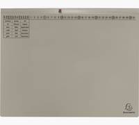 Exacompta 370410B, Konventioneller Dateiordner, Karton, Grau, 320 g/m², 265 mm, 316 mm