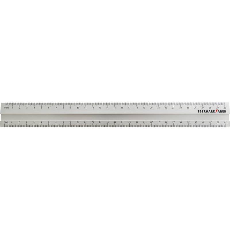 EBERHARD FABER Metall-Lineal, aus Aluminium, 300 mm