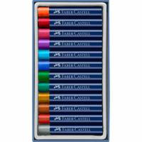 FABER-CASTELL - Ölpastellkr. metallic 12er Kartonetui