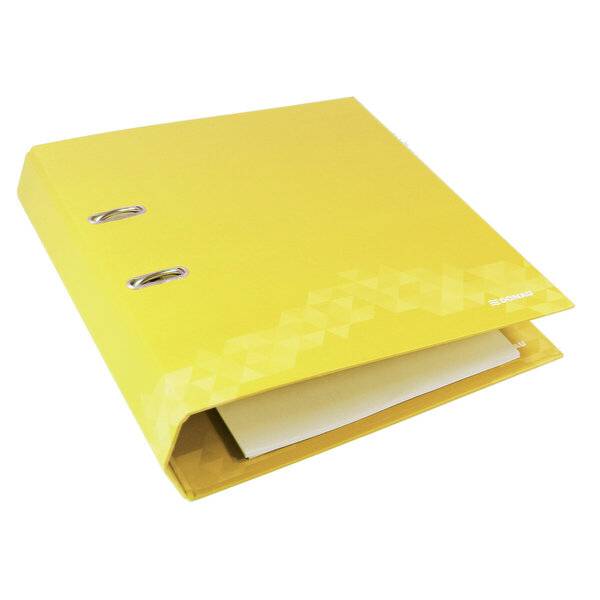 Ordner FLIP - A4 75 mm faltbar gelb.