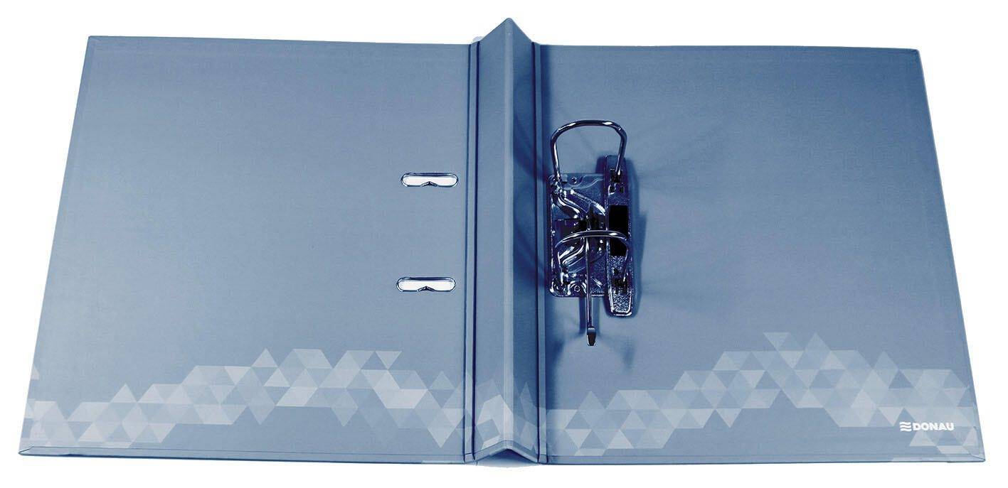 Donau Elektronik FLIP faltbar Ordner dunkelgrau stabile Pappe 7.5 cm DIN A4