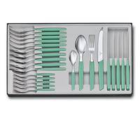 Victorinox V-6.90 96.11W41.24 Swiss Modern Besteck-Set 24-tlg grün