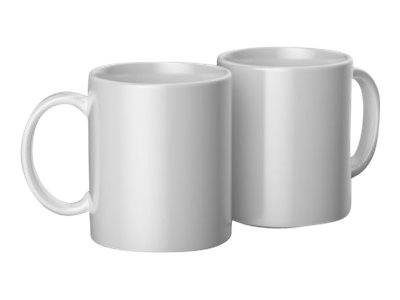 Cricut - Becherrohling - 340 ml - weiß - Keramik (Packung mit 2)