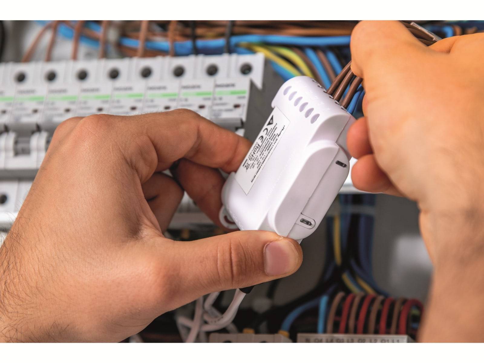 SHELLY WLAN-Stromzähler 3EM, 3x120 A, Messfunktion, inkl. 3 Klemmen