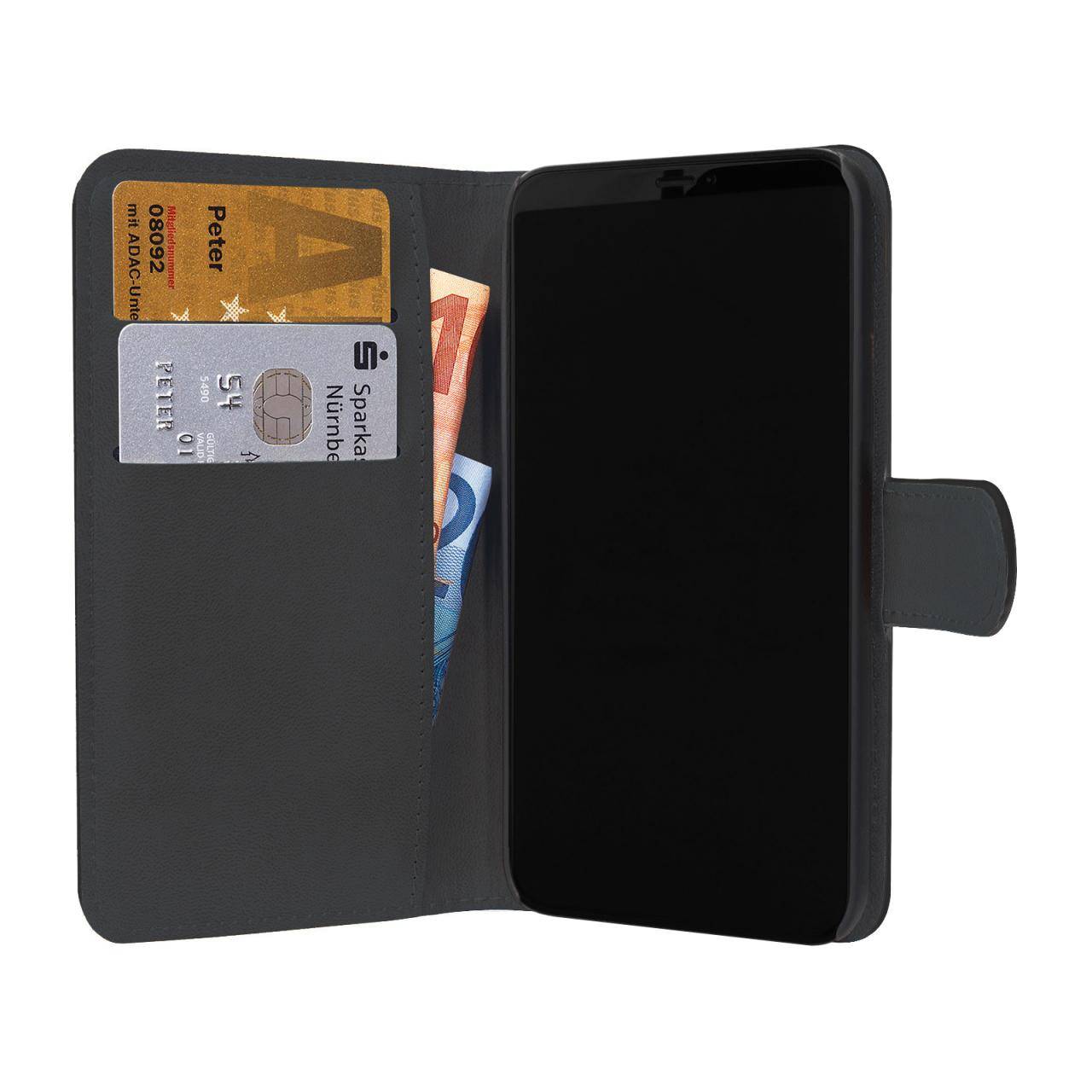 PEDEA Book Cover Classic f. Apple iPhone XIMax (2019), Schwarz