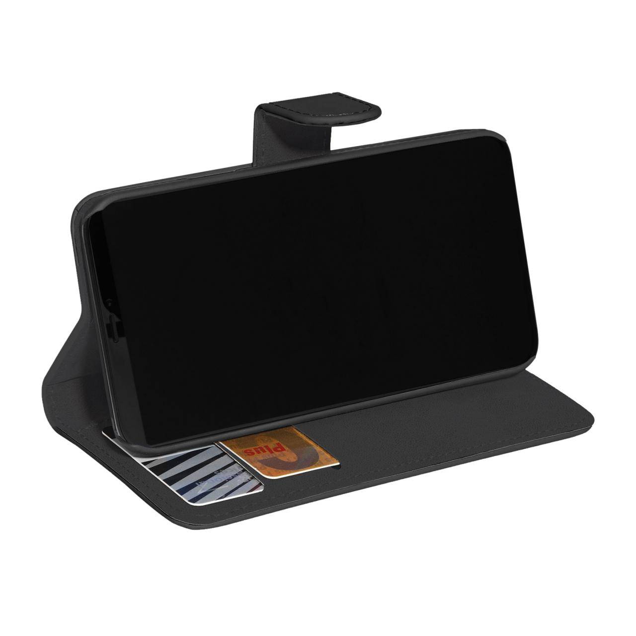 PEDEA Book Cover Classic f. Apple iPhone XIMax (2019), Schwarz