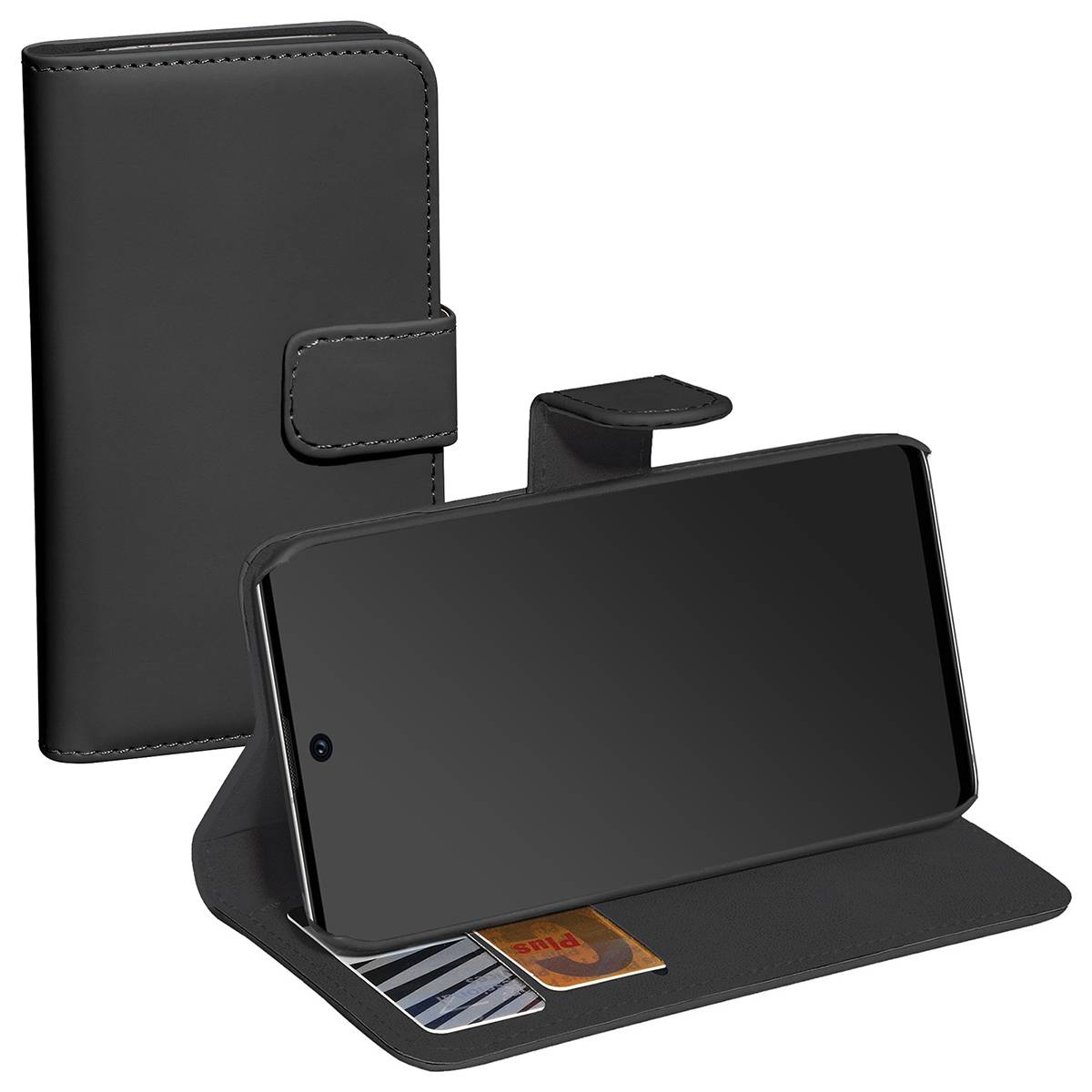 PEDEA Book Cover Classic für Samsung Galaxy S11 Plus, schwarz