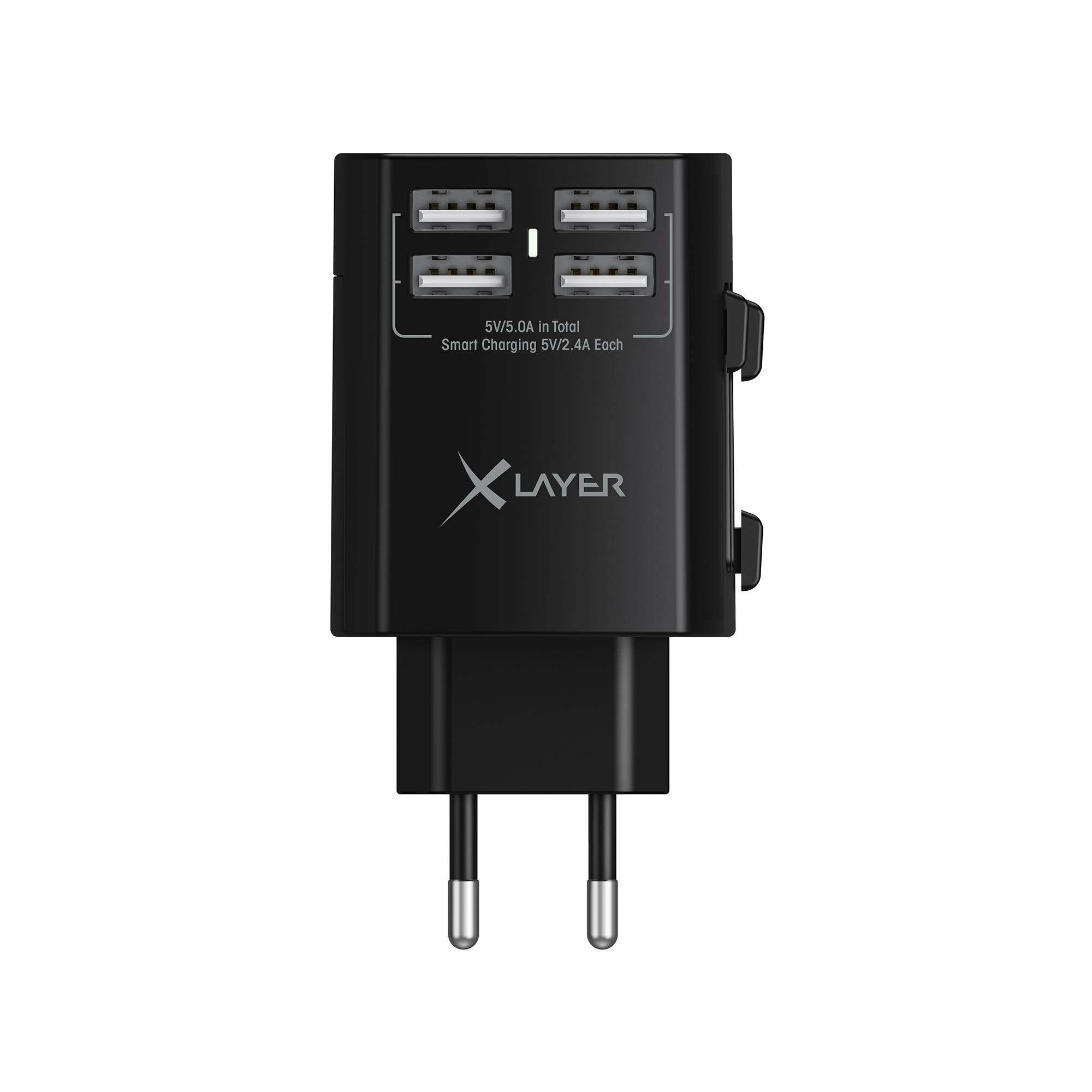 XLayer Internationaler Reisestecker Weltweit Black