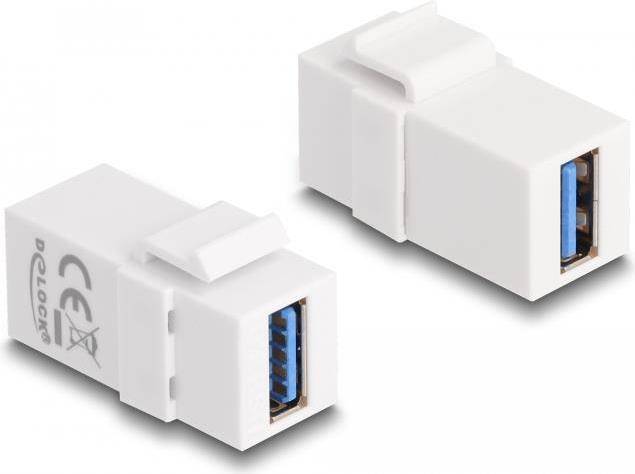 Delock Modulare Eingabe - USB 3.0 Type A - weiß