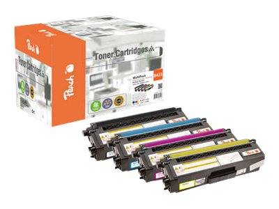 Peach Combi-Pack - 4er-Pack - Schwarz, Gelb, Cyan, Magenta - kompatibel - wieder