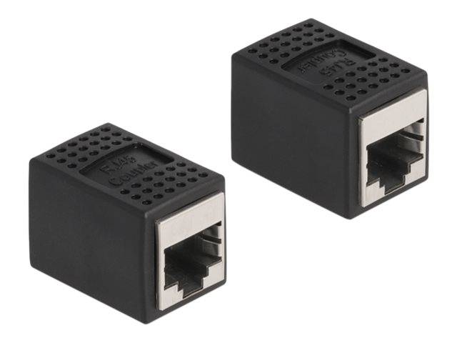 Delock - Netzwerkkoppler - RJ-45 (W) zu RJ-45 (W)