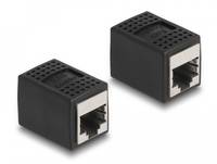 Delock - Netzwerkkoppler - RJ-45 (W) zu RJ-45 (W)