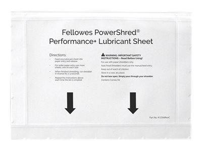 Fellowes Powershred Performance + - Aktenvernichter-Ölpapier (Packung mit 10)