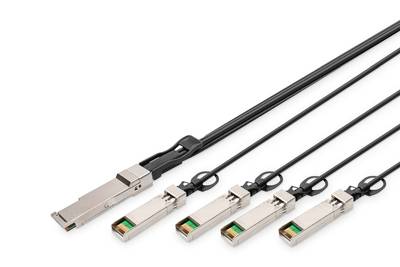 DIGITUS - 40G QSFP+ to 4XSFP+ Direct Attach Cable 3m