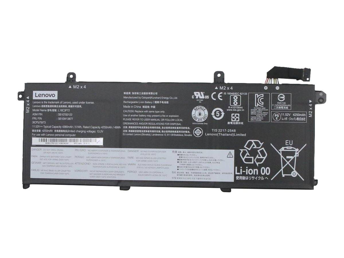 LENOVO - Celxpert L18C3P72 - Laptop-Batterie - Lithium-Ionen