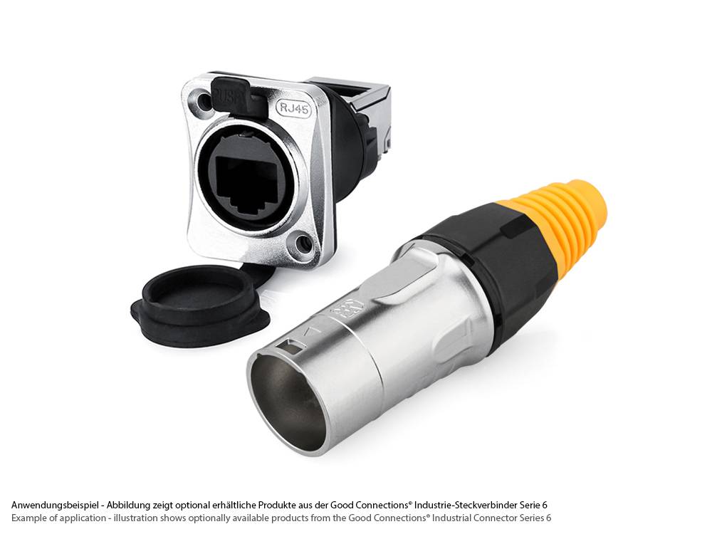 Good Connections S6 IC06-R001 - RJ45 - Metallisch - Gelb - Männlich/Männlich - G