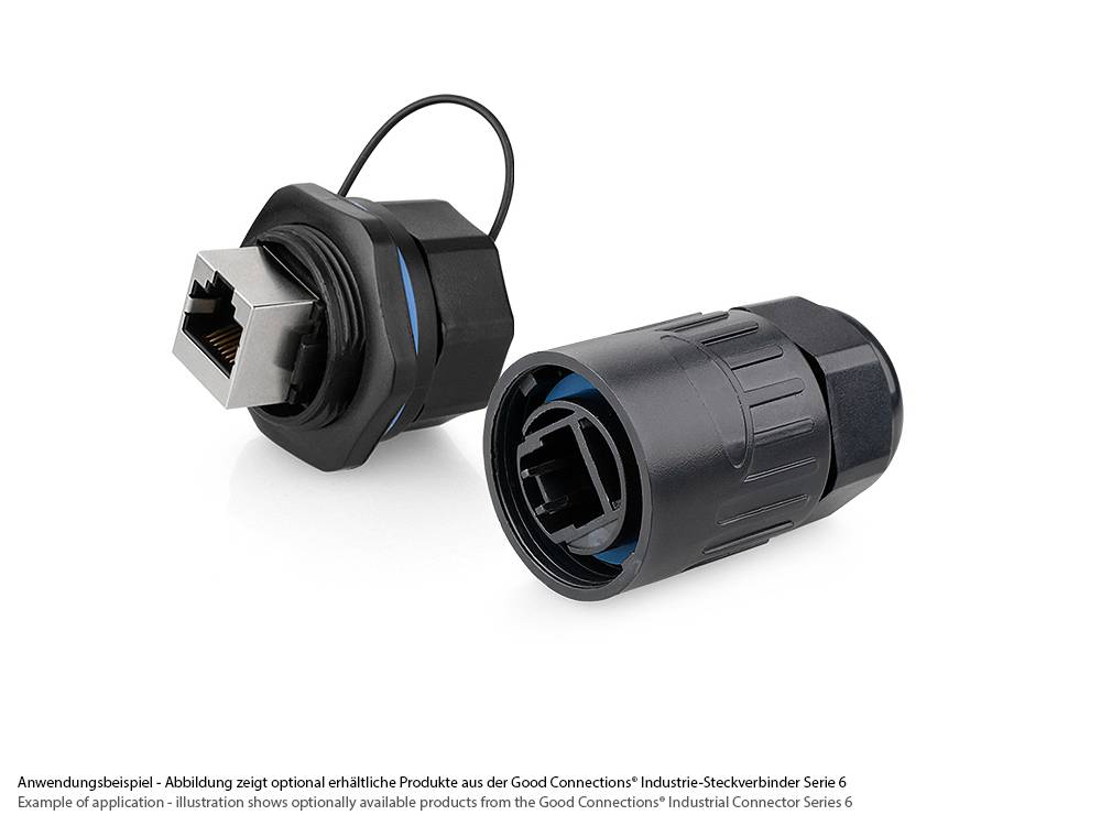 Good Connections IC06-R101 - RJ45 - Schwarz - Kunststoff - Kieselgel - IP65 - IP