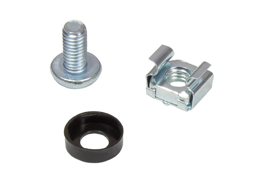kabelmeister® 19" Fachboden, Befestigung vorne, Einbautiefe 300 mm, 2er Set, reinweiß (RAL9010)