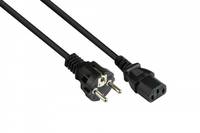 GOOD CONNECTIONS - Alcasa P0030-S050, 5 m, Netzstecker Typ E+F, C13-Koppler, 250 V