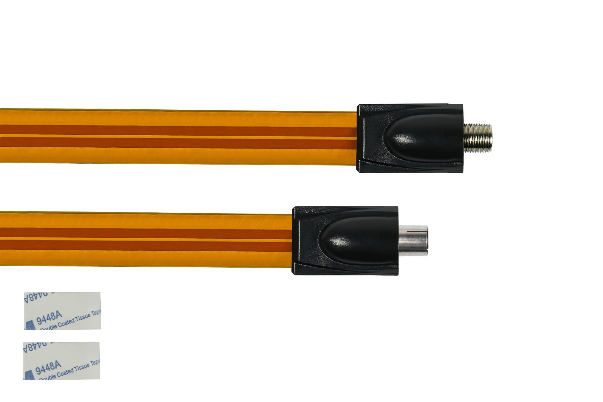 SAT/TV Fensterdurchführung, F-Buchse an IEC-/Koax-Buchse, Gesamtlänge 26,3cm, flexible Länge 17,2cm,Good Connections®