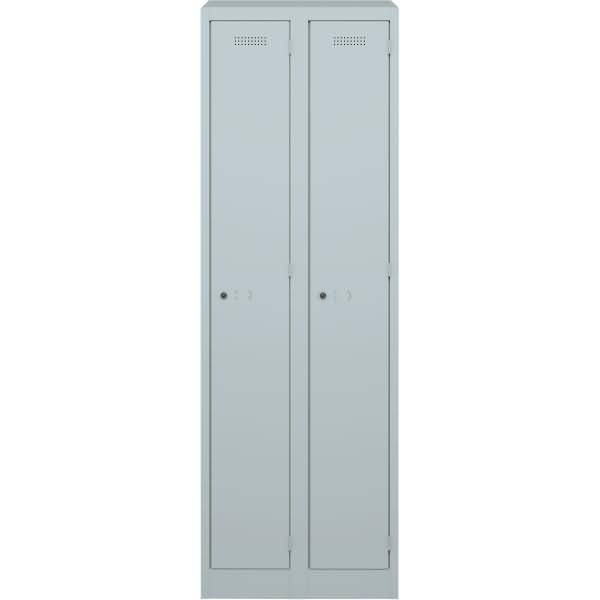 Garderobenschrank Primary Locker BxHXT 600x1800x500mm lichtgrau