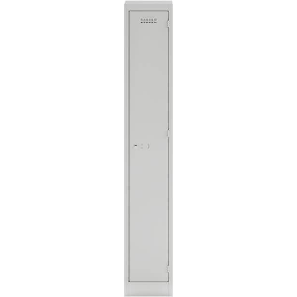 Garderobenschrank Primary Locker BxHXT 300x1800x500mm lichtgrau