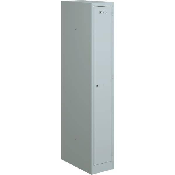 Garderobenschrank Primary Locker BxHXT 300x1800x500mm lichtgrau