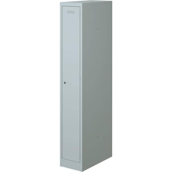 Garderobenschrank Primary Locker BxHXT 300x1800x500mm lichtgrau