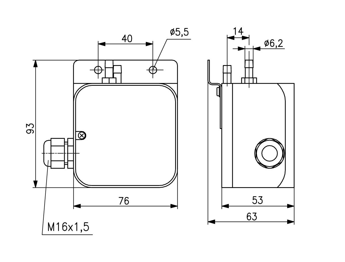 Alre-it Differenzdruckschalter JDL-116
