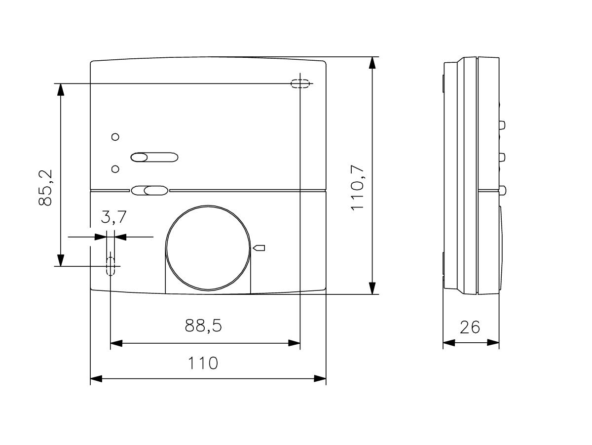 Alre-it Klimaregler mech. AP KTBSB-112.070
