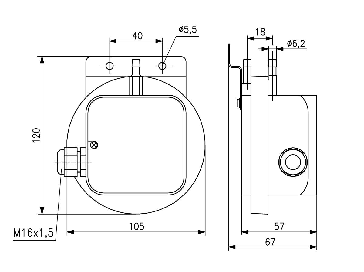Alre-it Differenzdruckschalter JDL-111