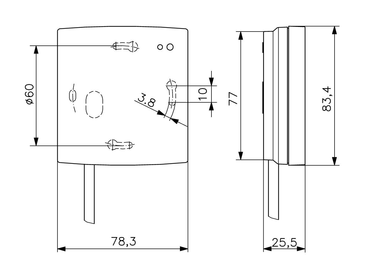 Alre-it Funk-Temperaturregler AP HTFRB-010.101