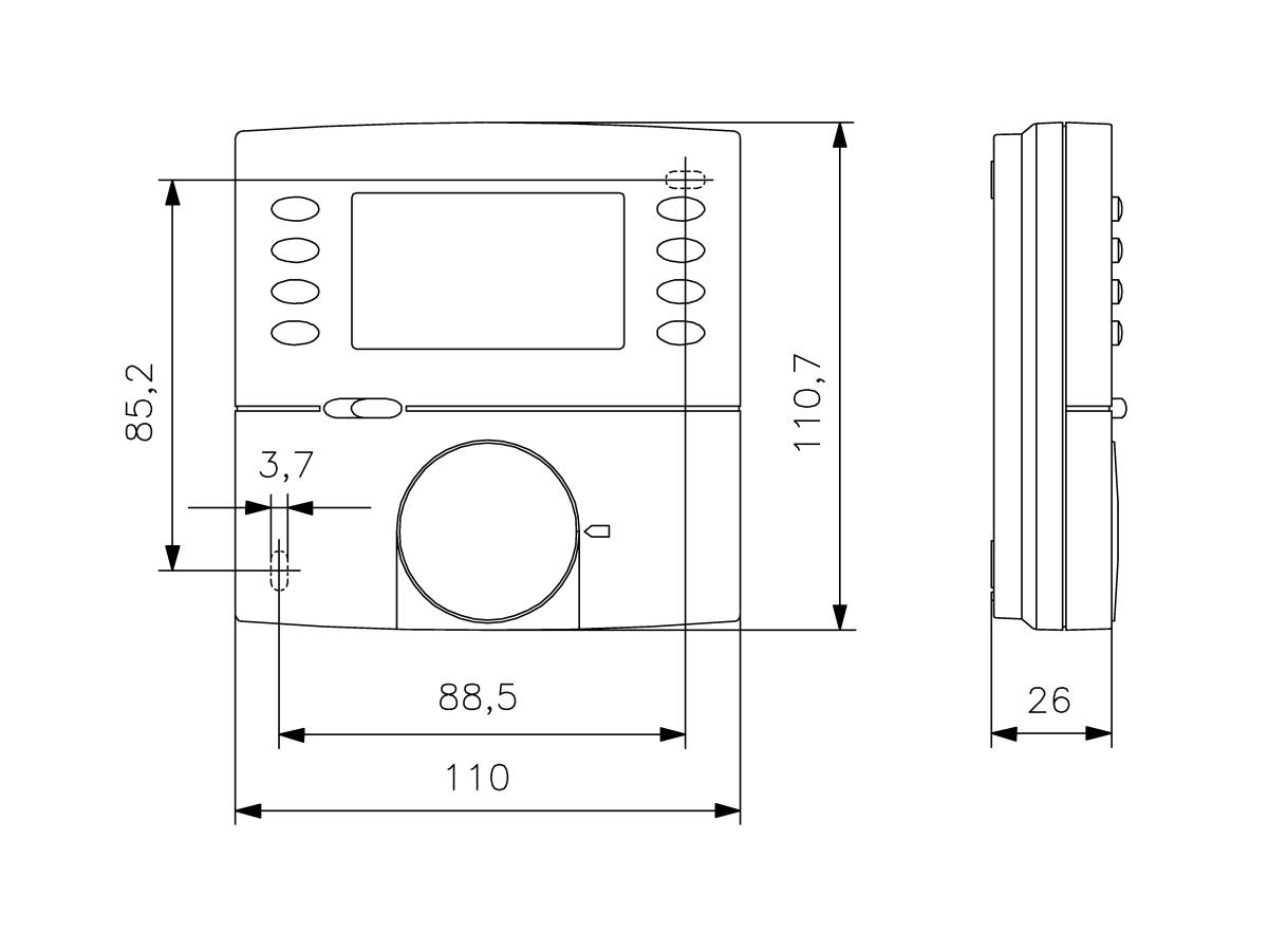 Alre-it Funk-Temperaturfühler FTRFBu-180.121/V2