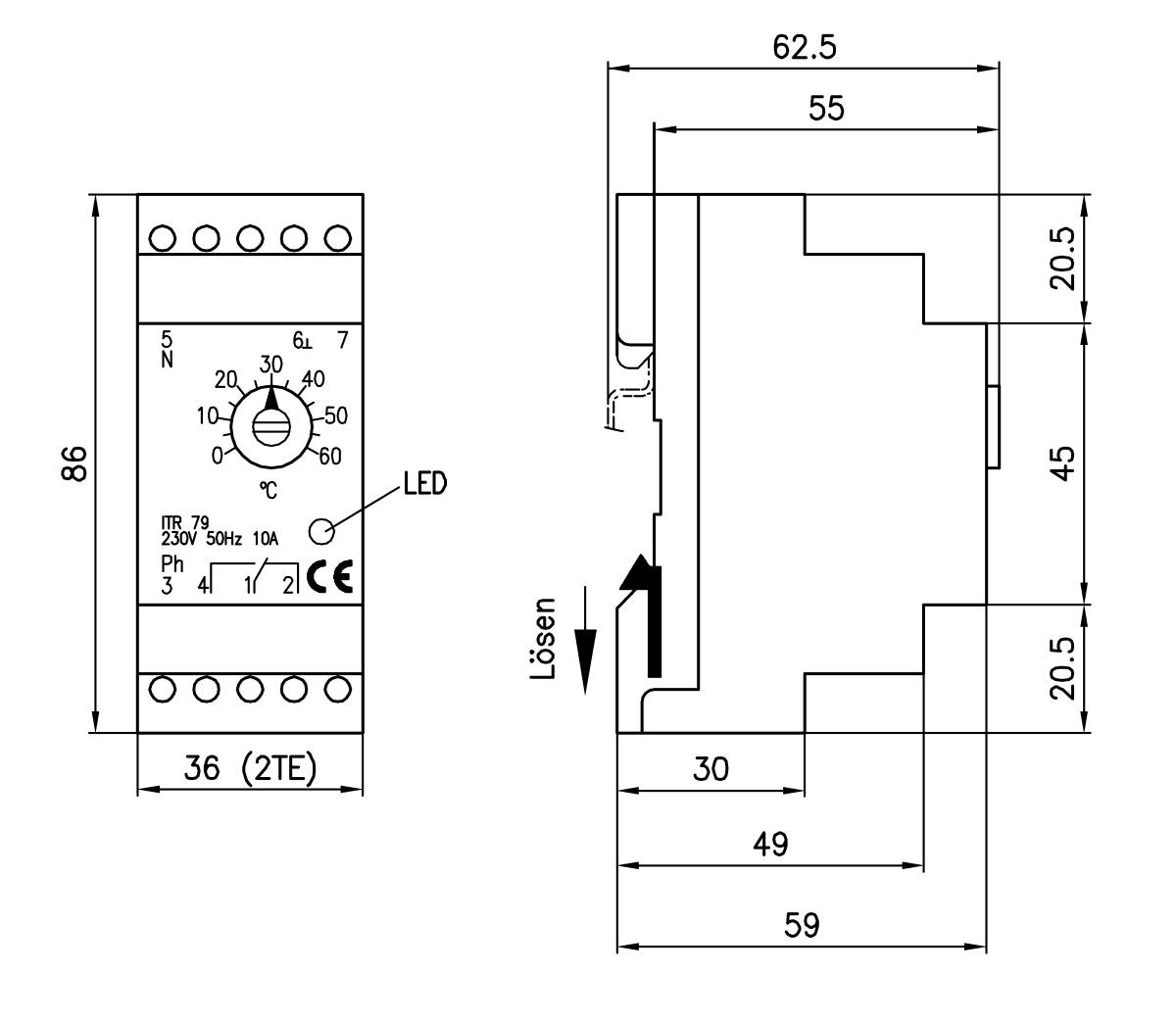 Alre-it Hutschienenregler ITR 79.404