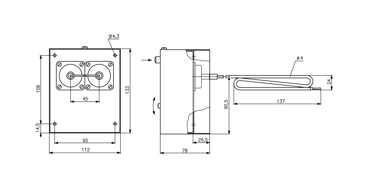 Alre-it Lufterhitzer-Thermostat JTL-8 NR