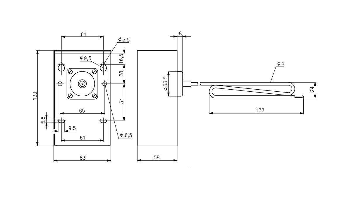 Alre-it Kanal-Thermostat JTU-50