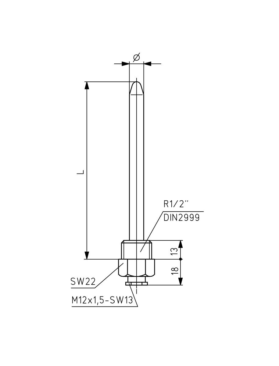 Alre-it Tauchhülse NTH-200