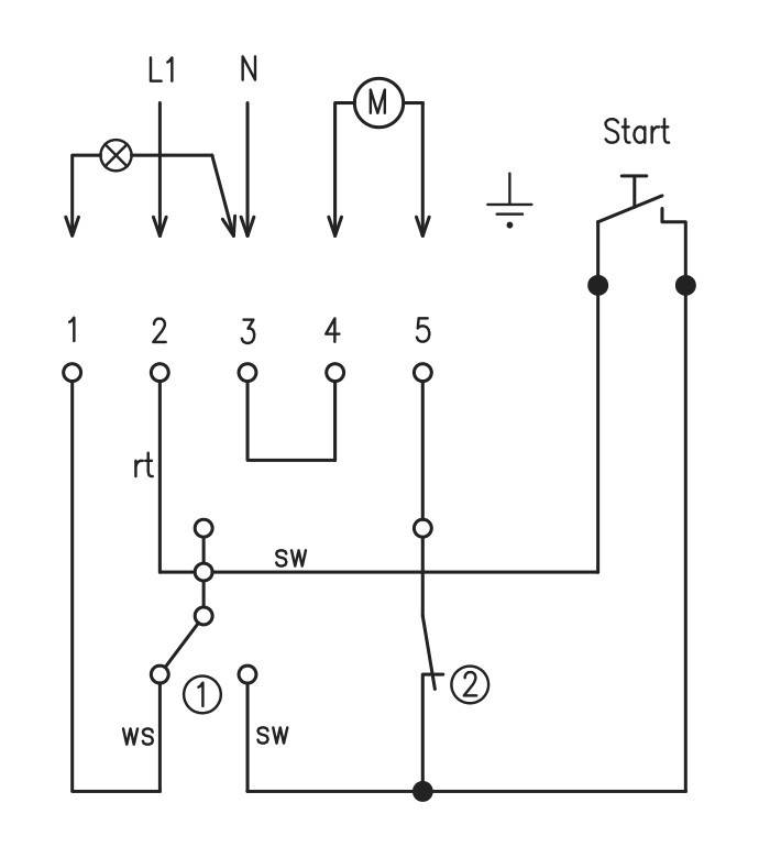 Alre-it JPS Univers. Druckschalter JPS-3