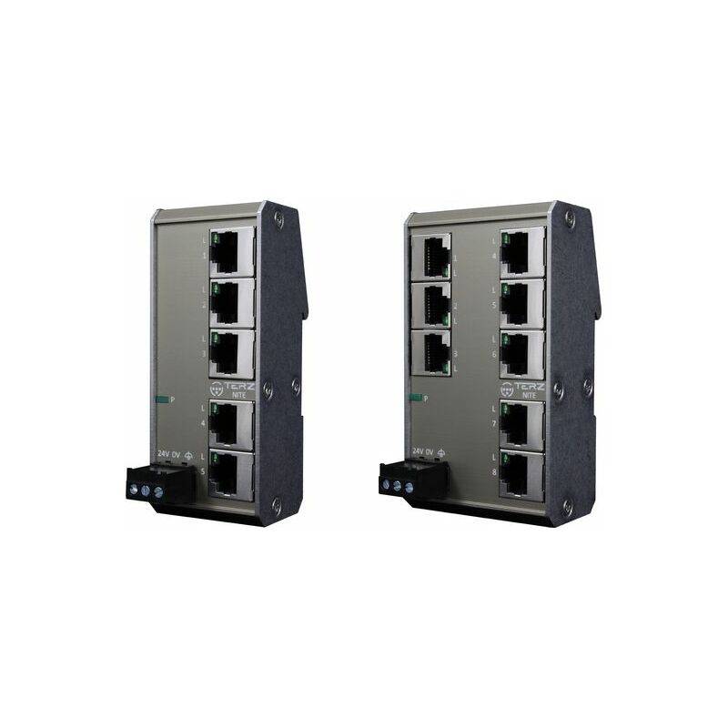 TERZ Unmanaged Industrial Ethernet Switch NITE-RF5-1100